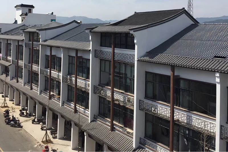 소흥시 성주구 푸코우 지붕 개조 시립 프로젝트